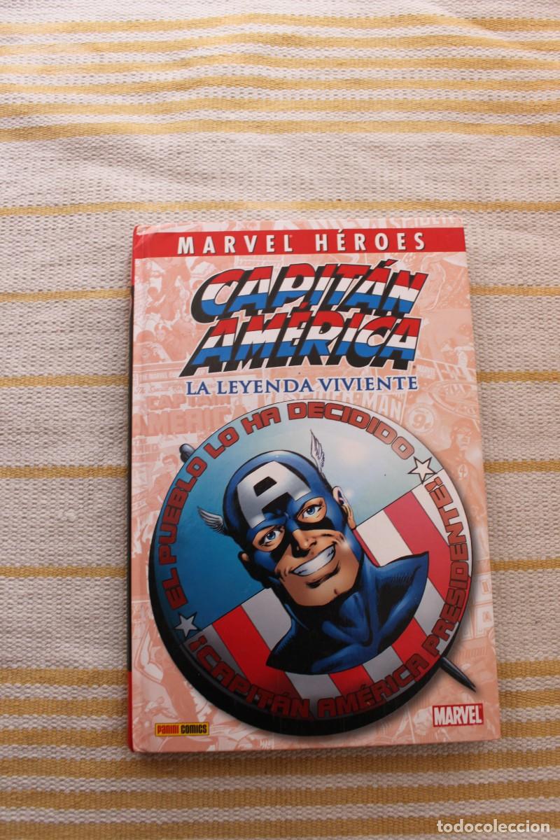C&oacute;mics: MARVEL HEROES : CAPITAN AMERICA : LA LEYENDA VIVIENTE ; MARVEL - Foto 1
