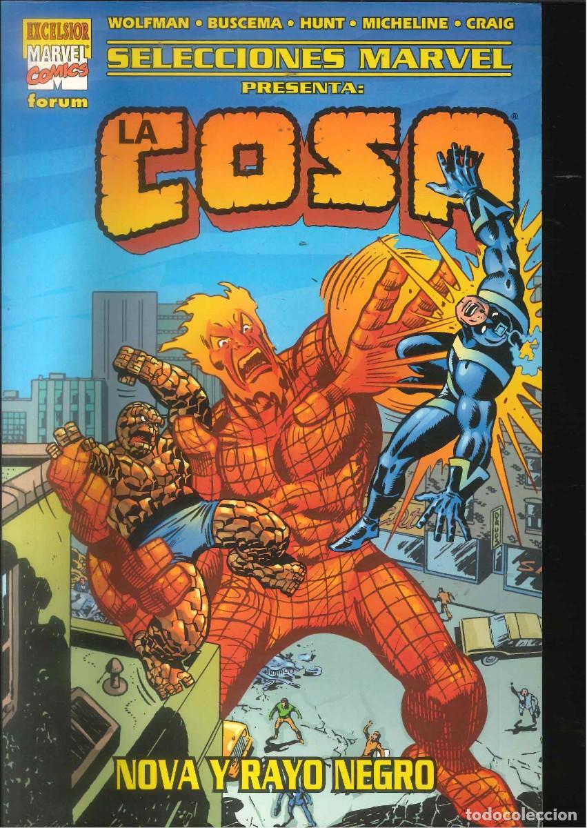 C&oacute;mics: SELECCIONES MARVEL LA COSA NOVA Y RAYO NEGRO FORUM - Foto 1