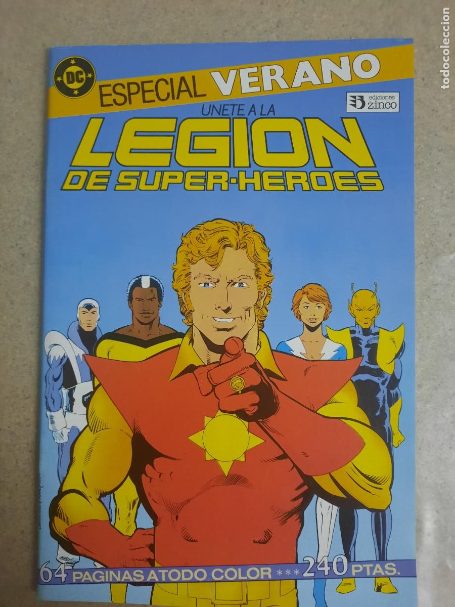 C&oacute;mics: LEGI&Oacute;N DE SUPERH&Eacute;ROES -ESPECIAL VERANO - ED. ZINCO - Foto 1