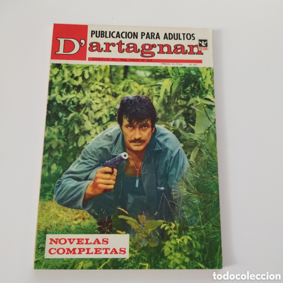 Comics: D'ARTAGNAN / # 327 / ED.COLUMBA / PUBLICACION PARA ADULTOS / 1957 /