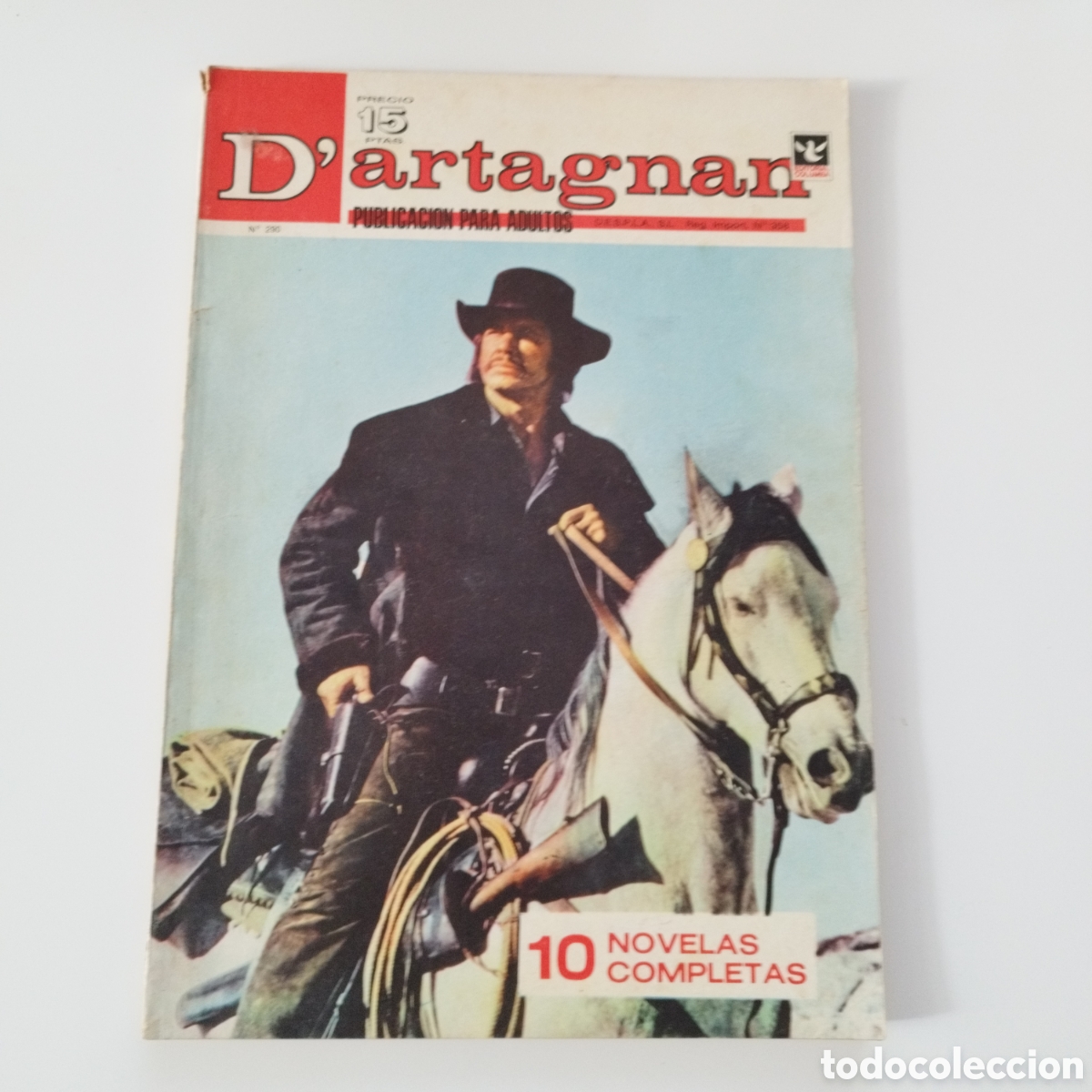 Comics: D'ARTAGNAN / # 290 / ED.COLUMBA / PUBLICACION PARA ADULTOS / 1957 /