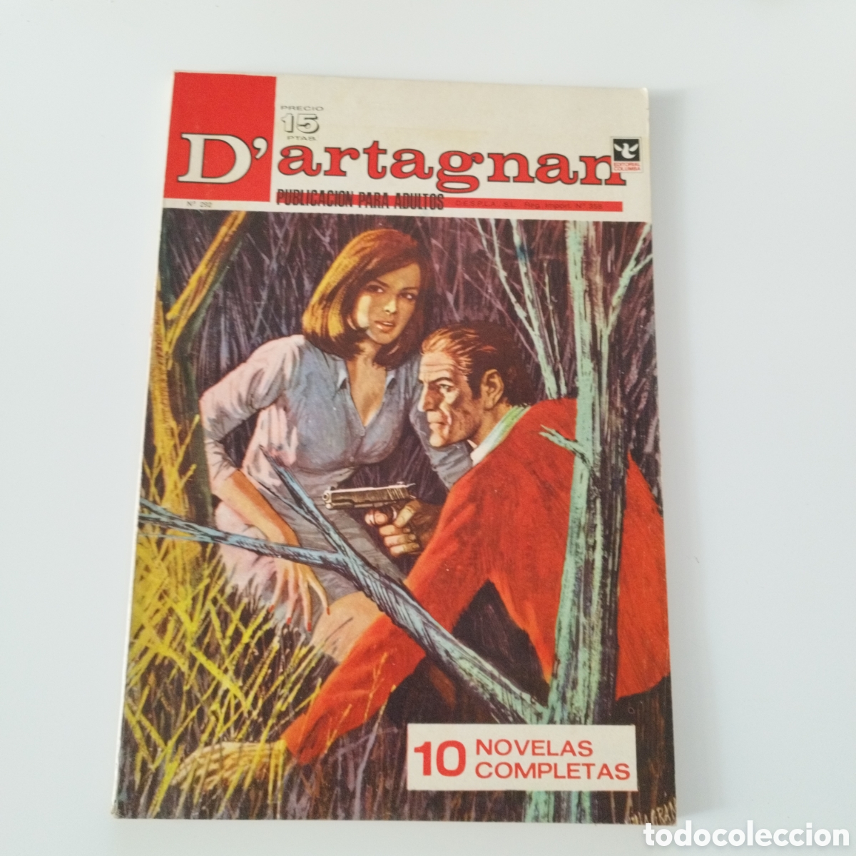 C&oacute;mics: D'ARTAGNAN / # 292 / ED.COLUMBA / PUBLICACION PARA ADULTOS / 1957 /