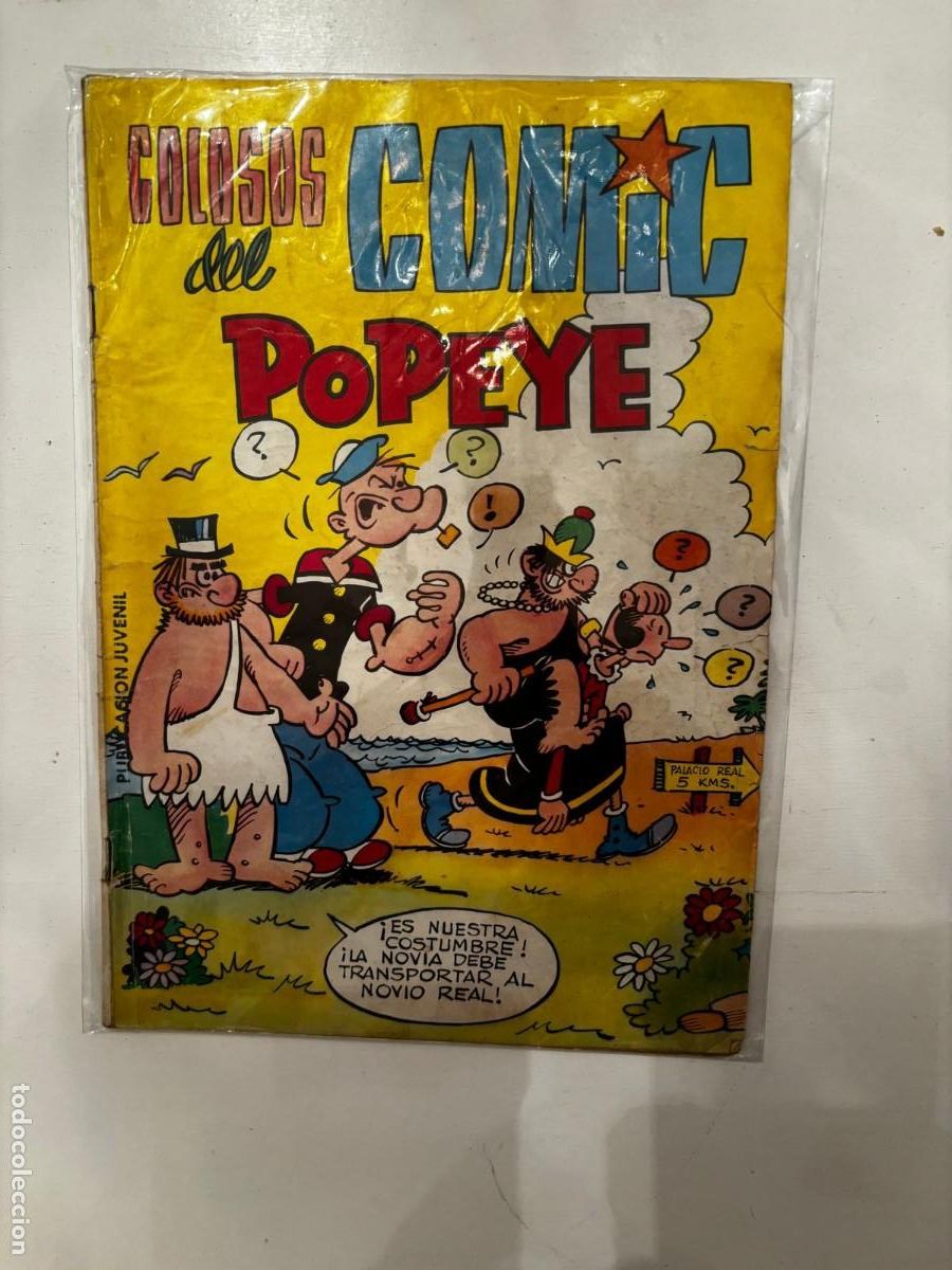 C&oacute;mics: ANTIGUO COMIC POPEYE COLOSOS DEL COMIC - Foto 1