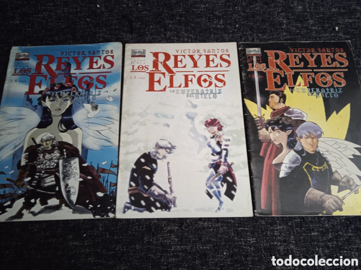C&oacute;mics: LOS REYES ELFOS - LA EMPERATRIZ DEL HIELO - LOTE 3 EJEMPLARES -ED. DUDE COMICS
