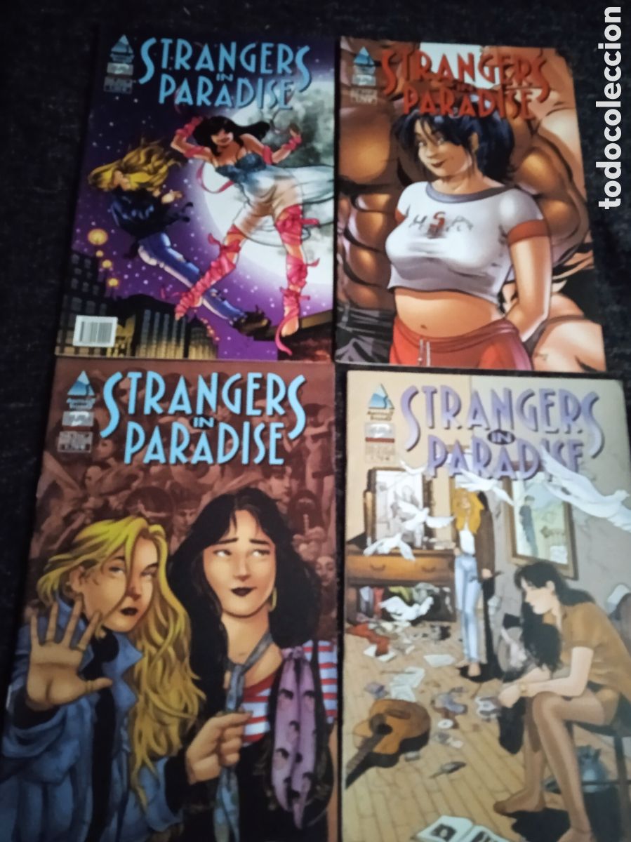 Comics: STRANGERS IN PARADISE VOL. II -LOTE DE 4 EJEMPLARES -ED. / DUDE COMICS