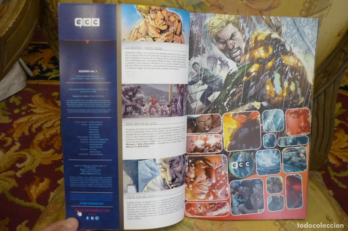C&oacute;mics: AQUAMAN N&ordm; 3: &iexcl;A LA CAZA DE MANTA NEGRA!. DC C&Oacute;MICS. ECC EDICIONES 2013. - Foto 4