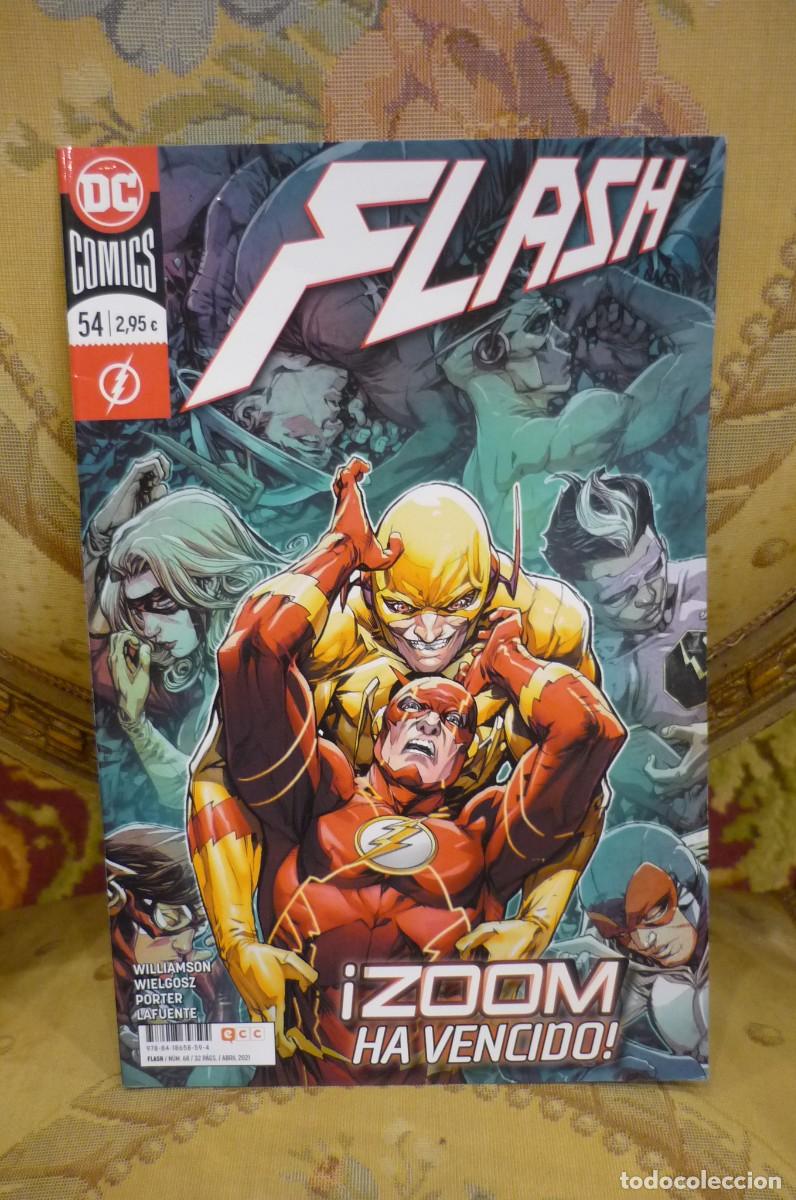 C&oacute;mics: FLASH N&ordm; 54: &iexcl;ZOOM HA VENCIDO!, DC C&Oacute;MICS. ECC EDICIONES 2021. - Foto 1