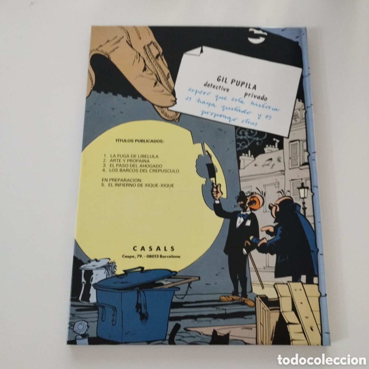 C&oacute;mics: GIL PUPILA / EL PASO DEL AHOGADO / 1 EDICION / ED. CASALS - Foto 3