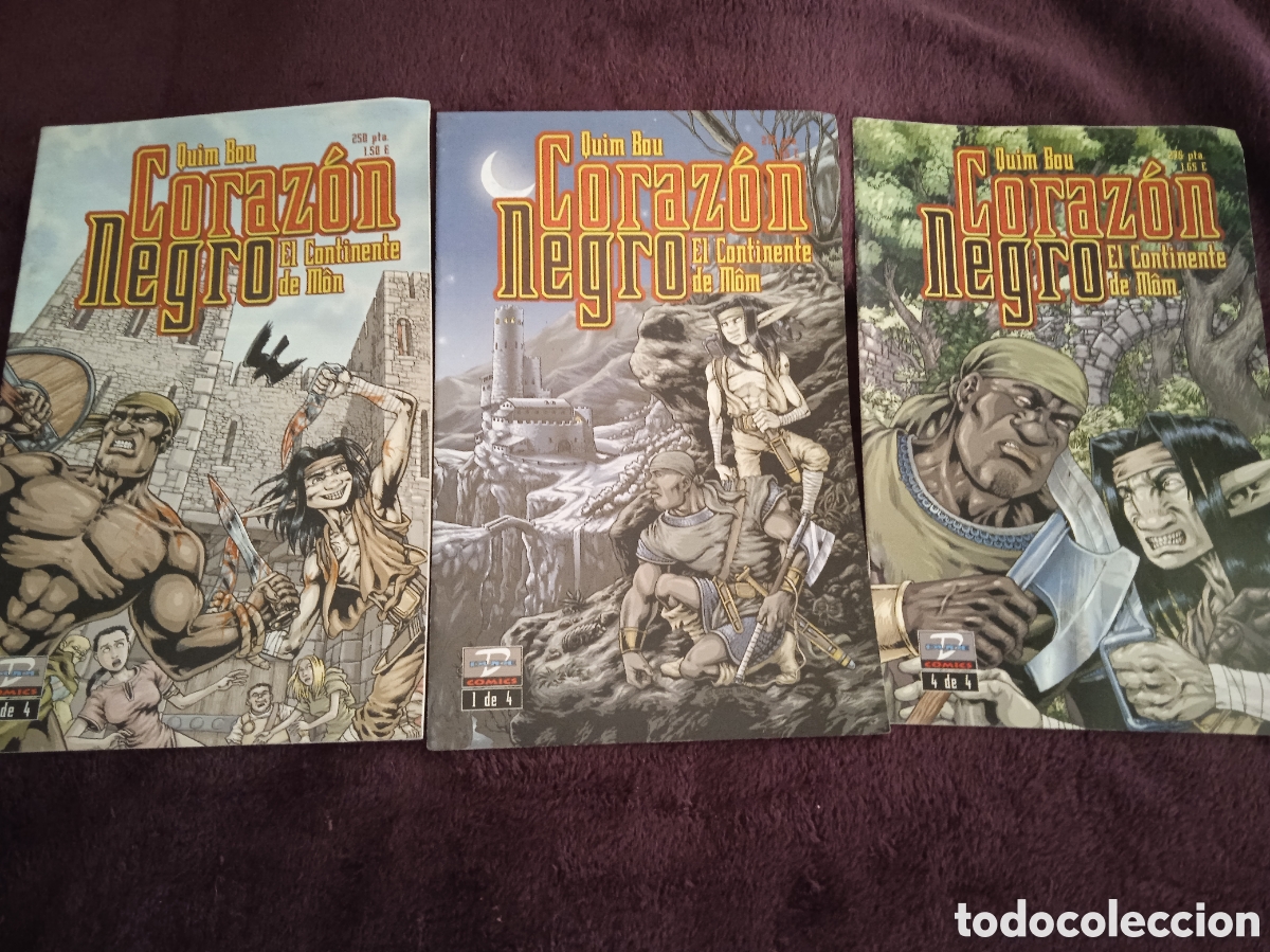 C&oacute;mics: CORAZON NEGRO: EL CONTINENTE DE MOM N&ordm; 1, 2, 4 -ED. DUDE COMICS - Foto 1