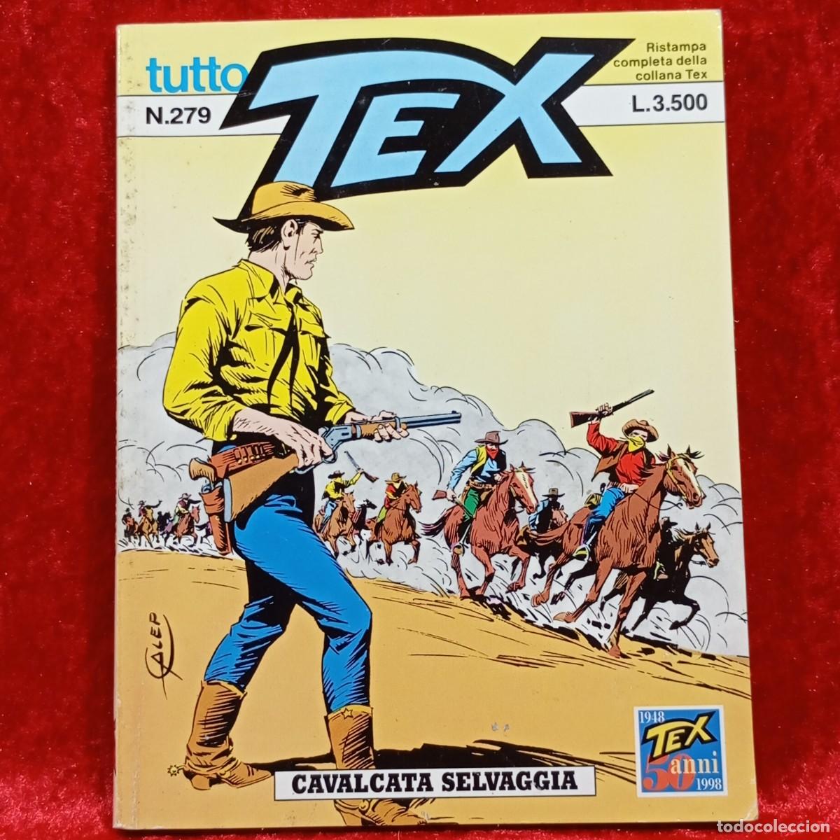 C&oacute;mics: CAVALCATA SELVAGGIA - TEX - N. 279 - SERGIO BONELLI EDITORE - 1998 / 71 - Foto 1