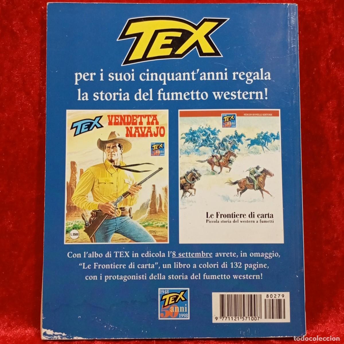 C&oacute;mics: CAVALCATA SELVAGGIA - TEX - N. 279 - SERGIO BONELLI EDITORE - 1998 / 71 - Foto 2