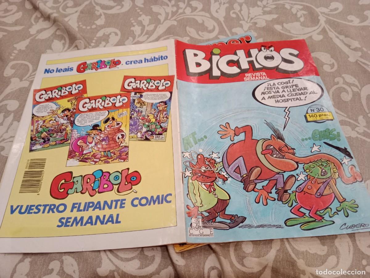 C&oacute;mics: BICHOS N&ordm; 30, REVISTA SEMANAL, COMPA&Ntilde;IA GENERAL DE EDICIONES 1987 - Foto 1