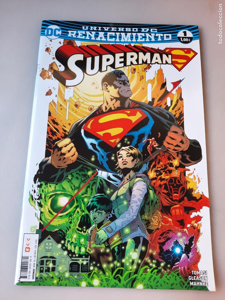 C&oacute;mics: SUPERMAN: RENACIMIENTO N&ordm; 1 AL 7, 9 Y 10 - ED. ECC - Foto 2