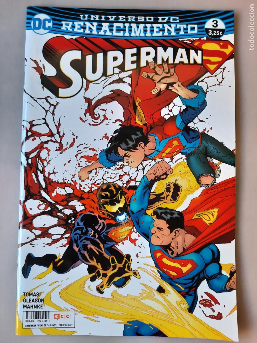 C&oacute;mics: SUPERMAN: RENACIMIENTO N&ordm; 1 AL 7, 9 Y 10 - ED. ECC - Foto 4