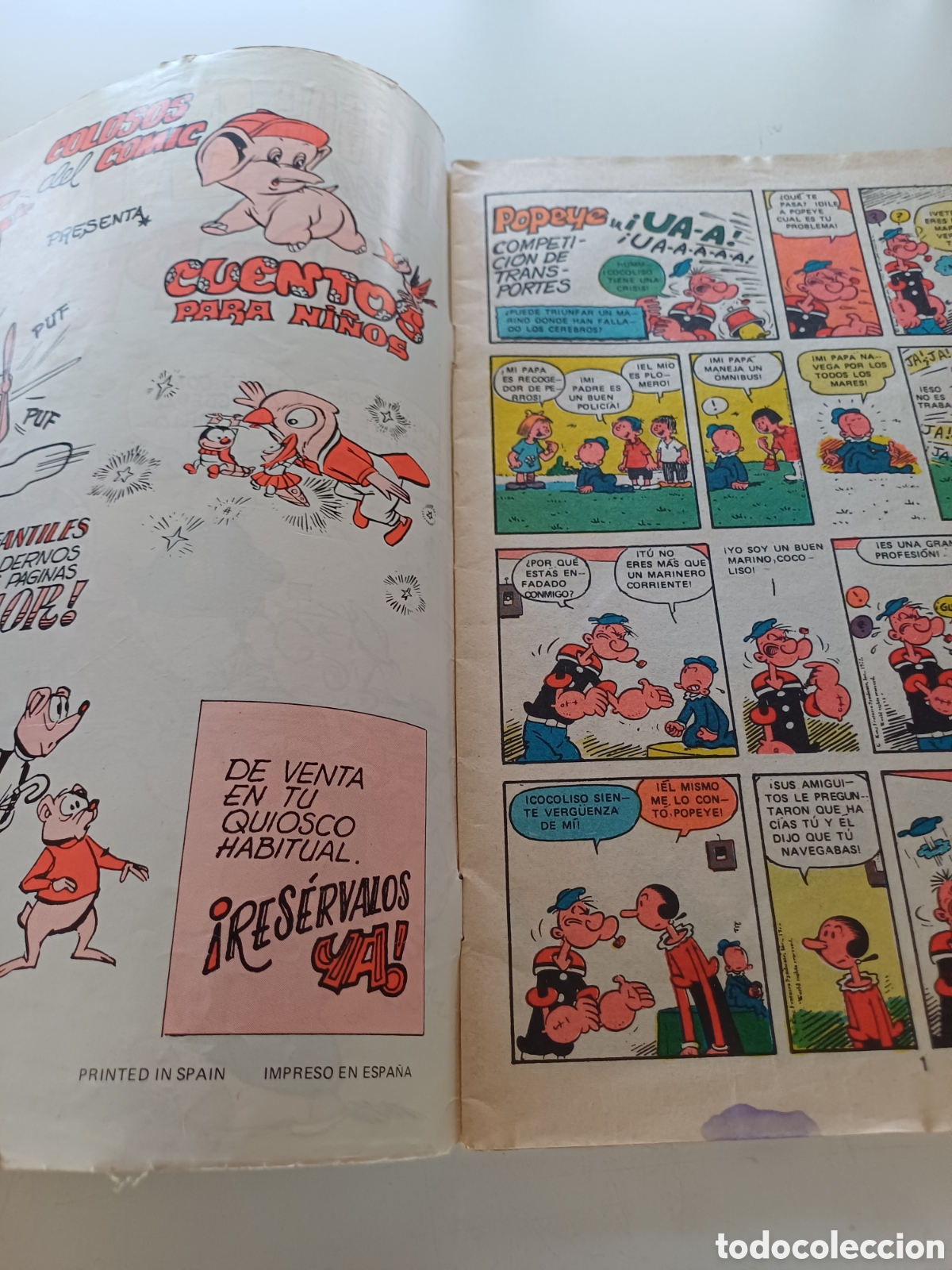 C&oacute;mics: Colosos del Comic Popeye 1980 - Foto 2