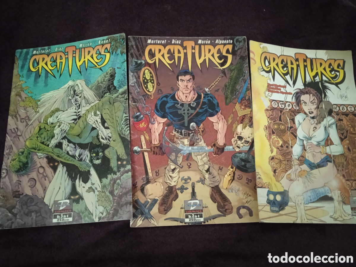 C&oacute;mics: CREATURES N&ordm; 1, 2, 3, / XAVI MARTURET Y PACO DIAZ. -ED. DUDE COMICS - Foto 1