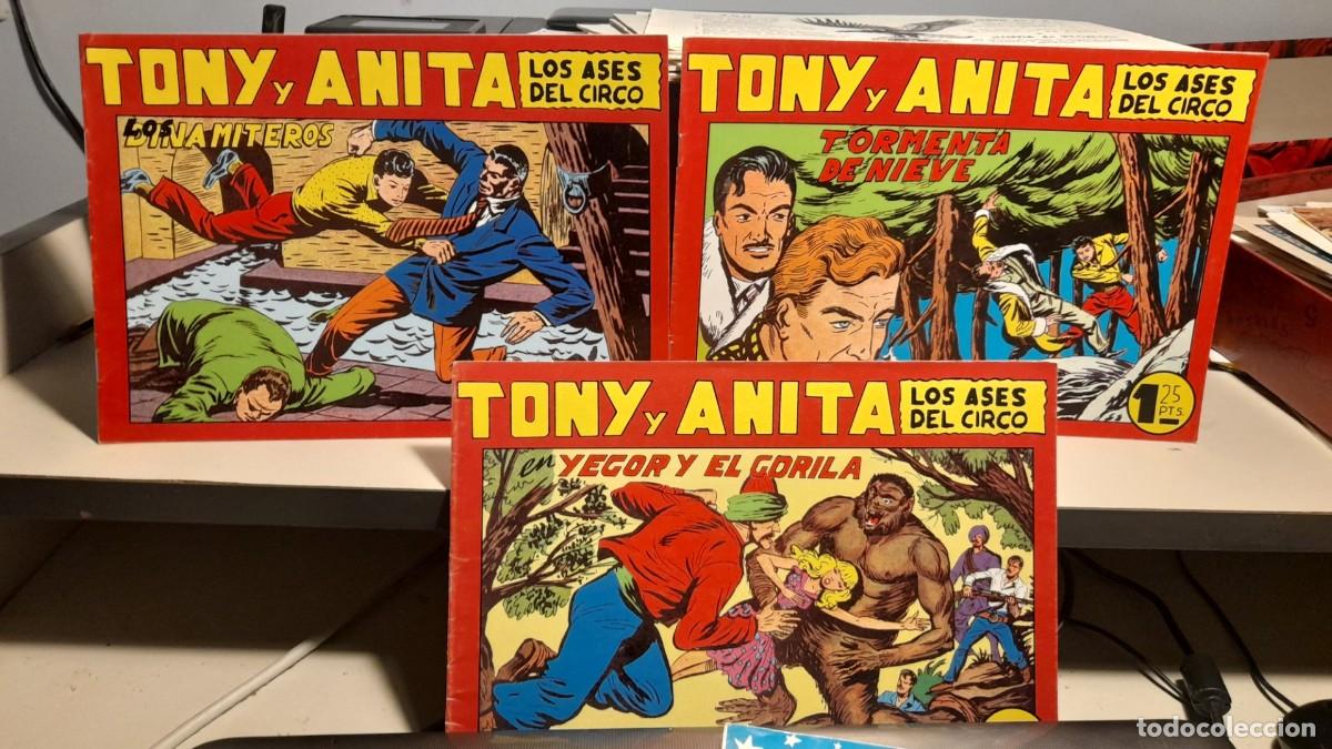 C&oacute;mics: 3 COMICS TONY Y ANITA , LOS ASES DEL CIRCO - Foto 1