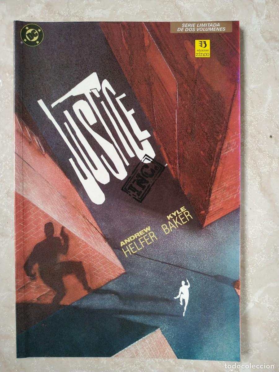 C&oacute;mics: JUSTICE INC - N&ordm; 1 de 2 - LIBRO UNO EL VENGADOR - DC COMIC - ZINCO - - Foto 1