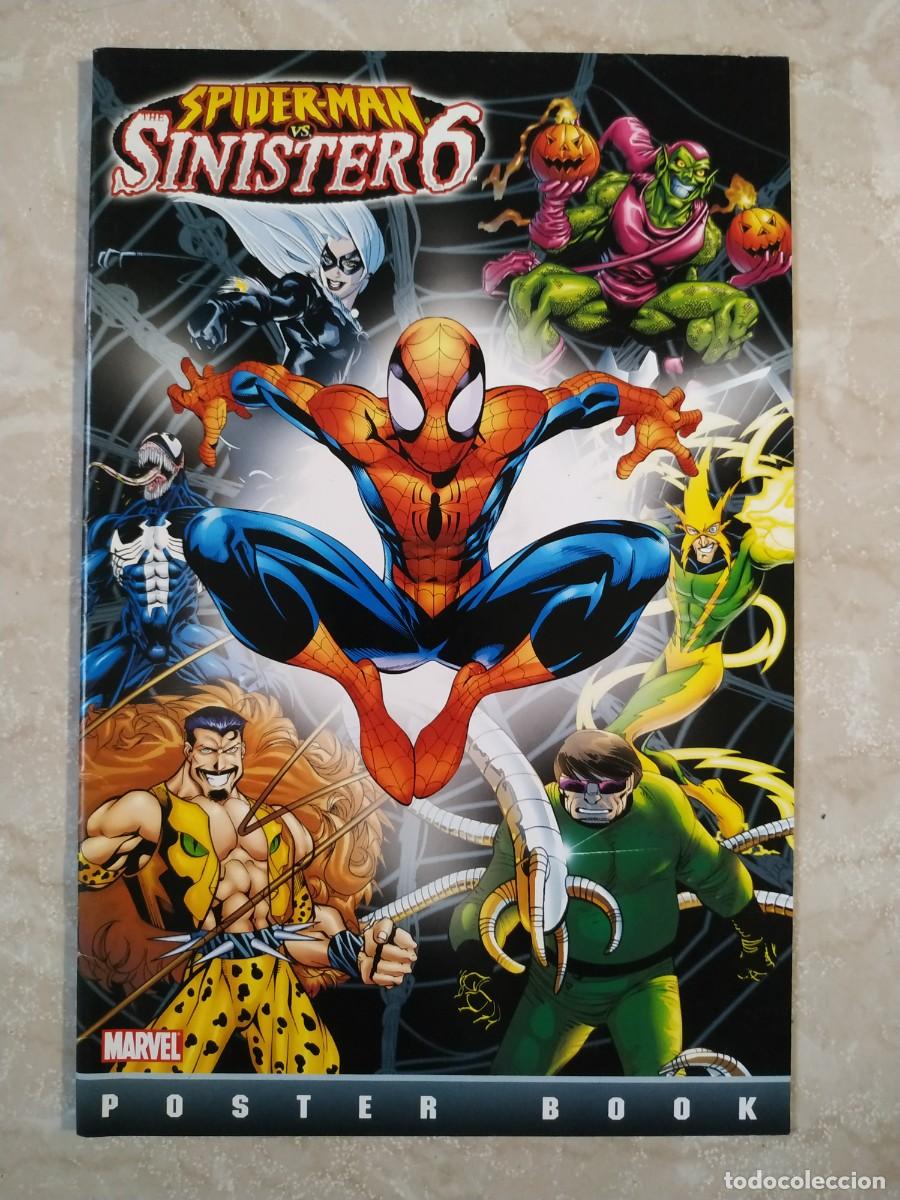 C&oacute;mics: SPIDERMAN VS SINISTER 6 POSTER BOOK MARVEL - Foto 1