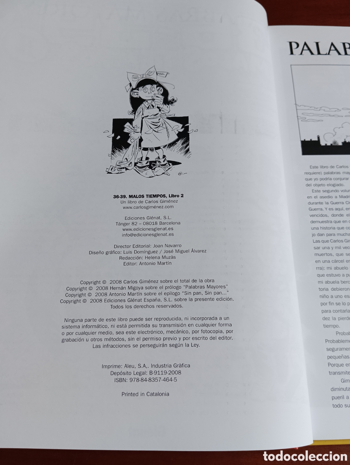 C&oacute;mics: 36-39 MALOS TIEMPOS II. CARLOS GIM&Eacute;NEZ. GLENAT - Foto 4