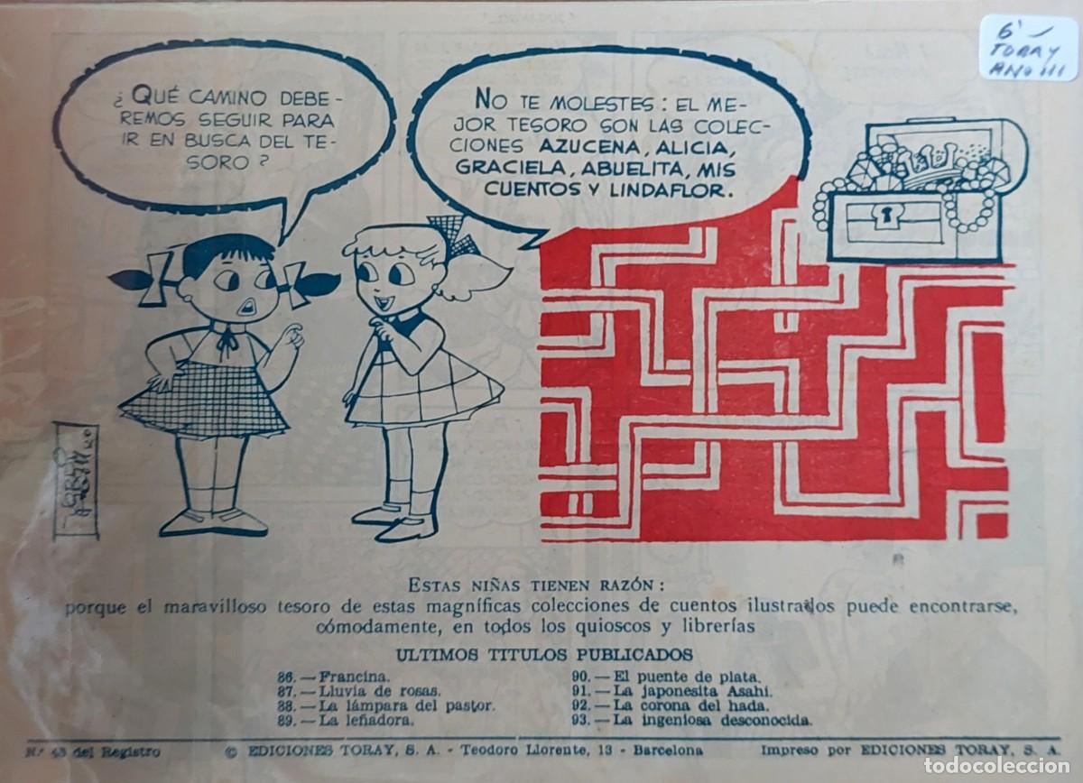 C&oacute;mics: LOTE DE 7 COMIC GRACIELA DEL A&Ntilde;O III (TORAY 1950 ) - Foto 2