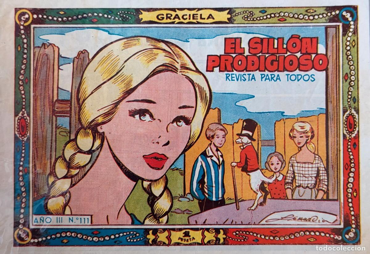 C&oacute;mics: LOTE DE 7 COMIC GRACIELA DEL A&Ntilde;O III (TORAY 1950 ) - Foto 5