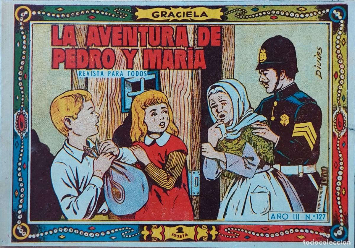 C&oacute;mics: LOTE DE 7 COMIC GRACIELA DEL A&Ntilde;O III (TORAY 1950 ) - Foto 11