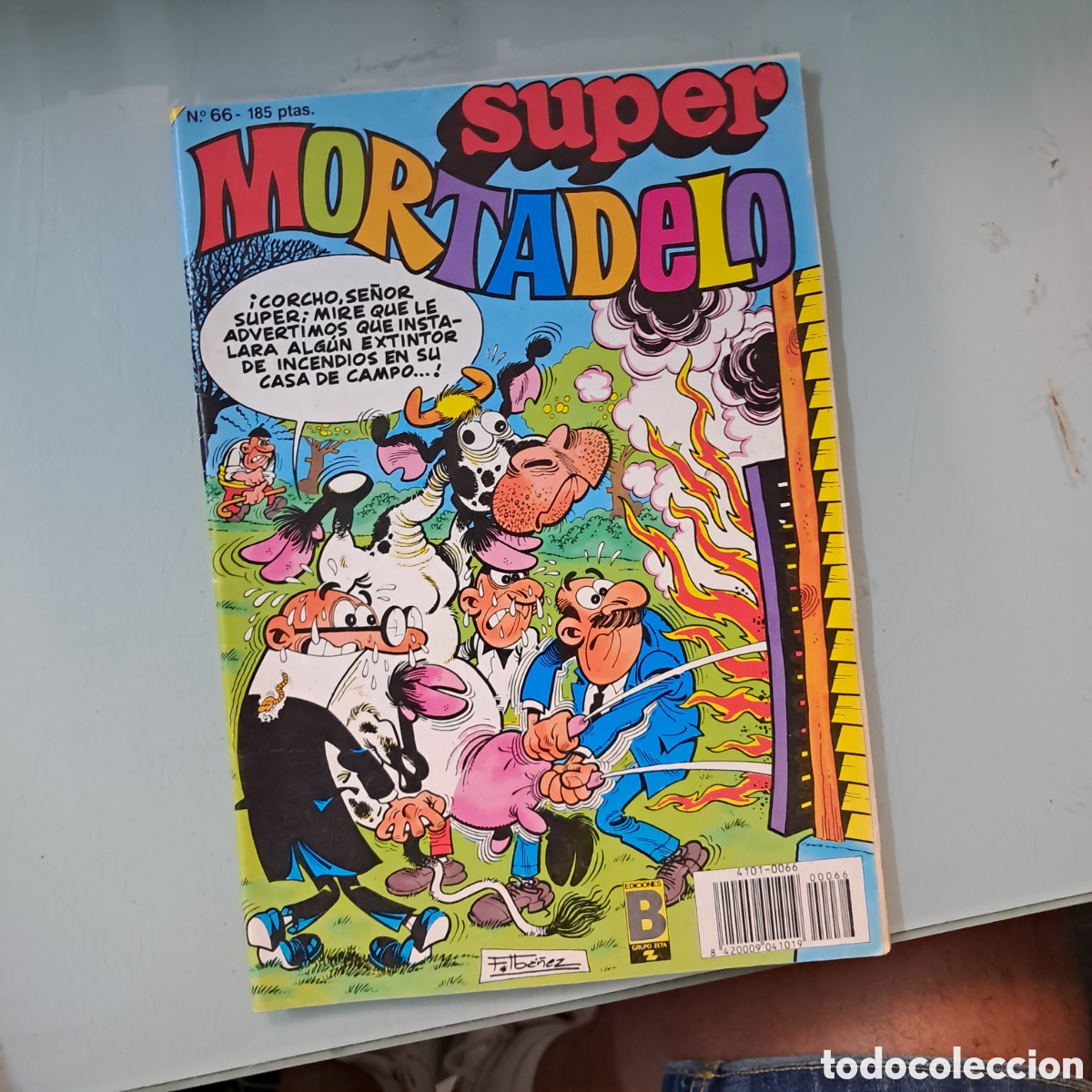 C&oacute;mics: S&uacute;per Mortadelo, numero 66, 185 pesetas - Foto 1