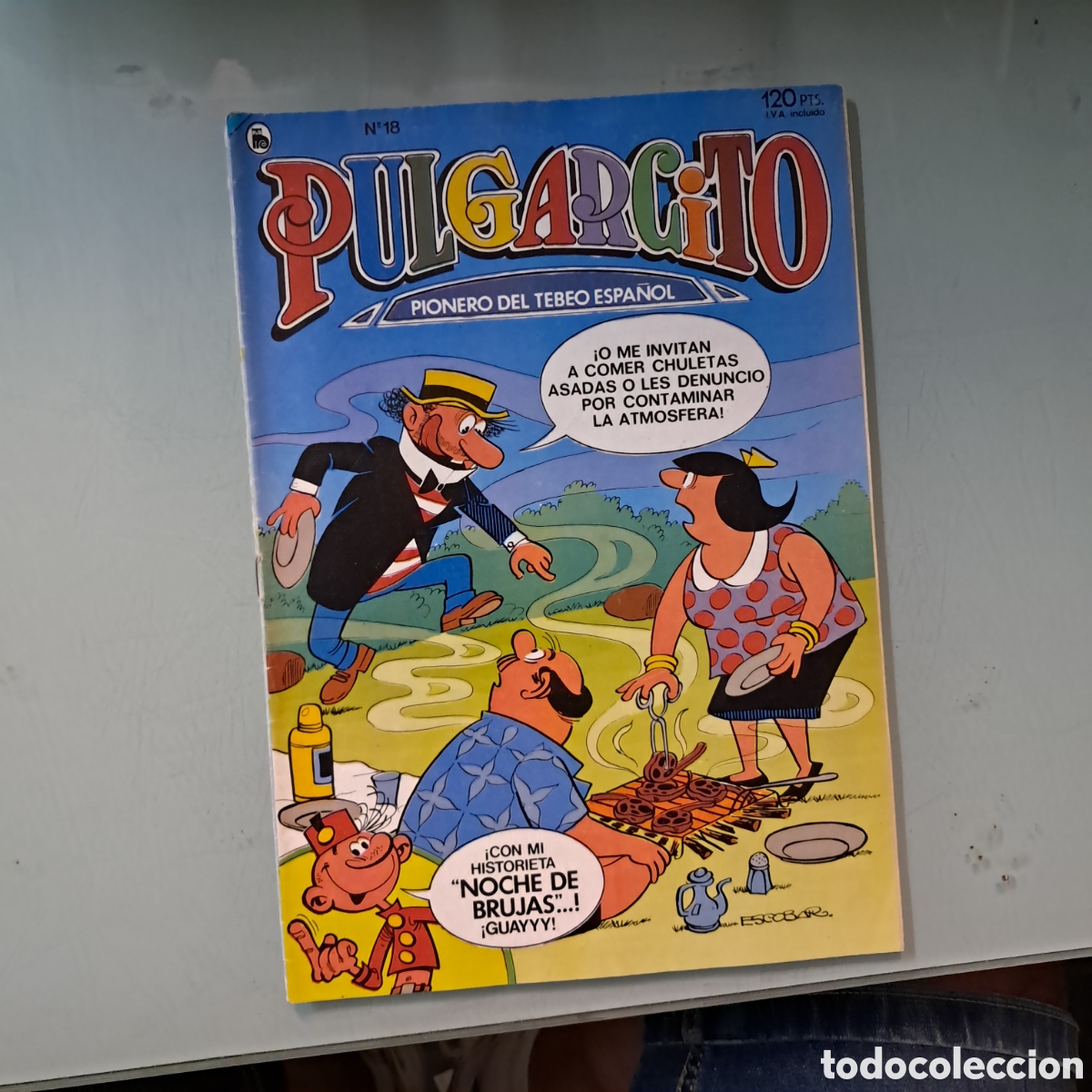 C&oacute;mics: Pulgarcito, 120 pesetas, numero 18 - Foto 1