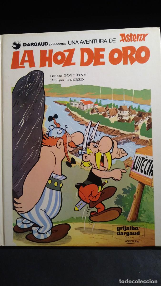 C&oacute;mics: LA HOZ DE ORO - ASTERIX - PRIMERA EDICI&Oacute;N - Foto 1