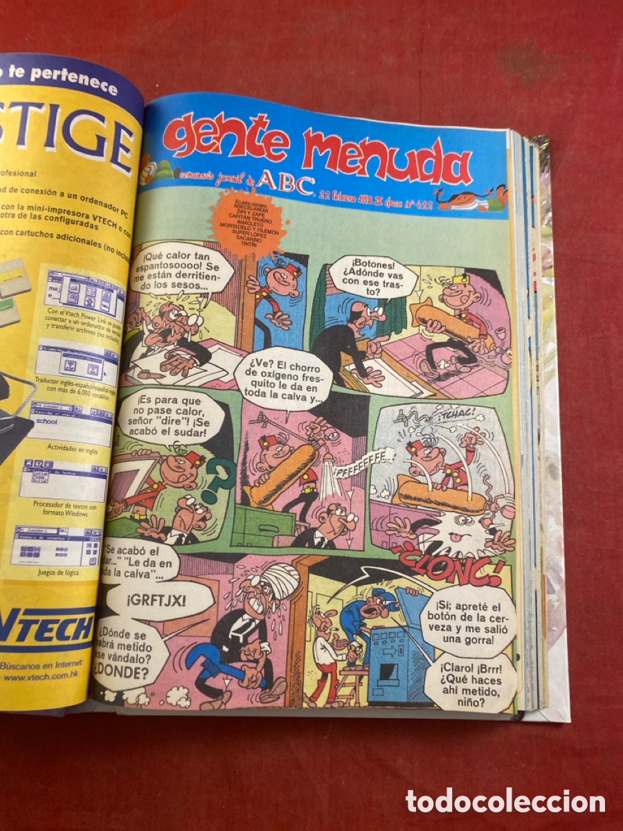 C&oacute;mics: SEMANARIO JUVENIL DE ABC 1997-98 GENTE MENUDA - Foto 12