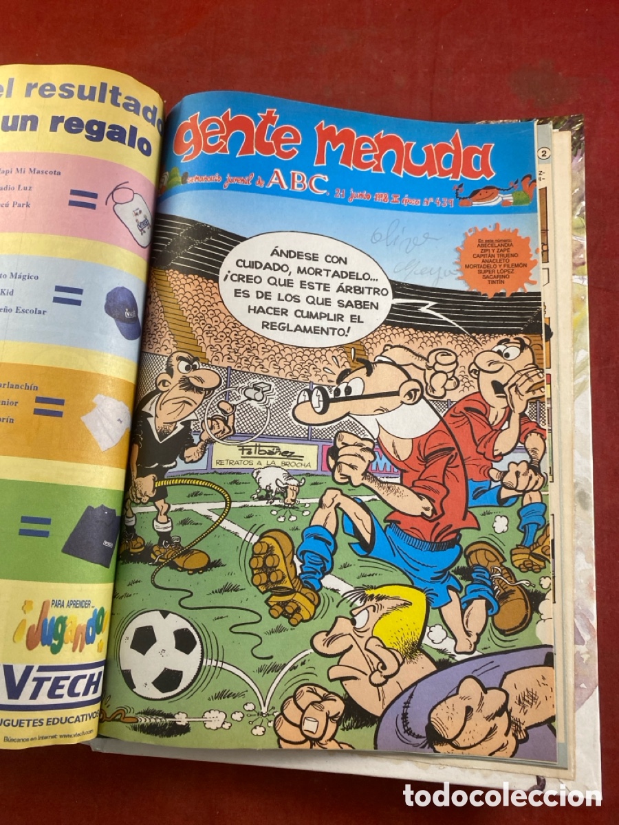 C&oacute;mics: SEMANARIO JUVENIL DE ABC 1997-98 GENTE MENUDA - Foto 29