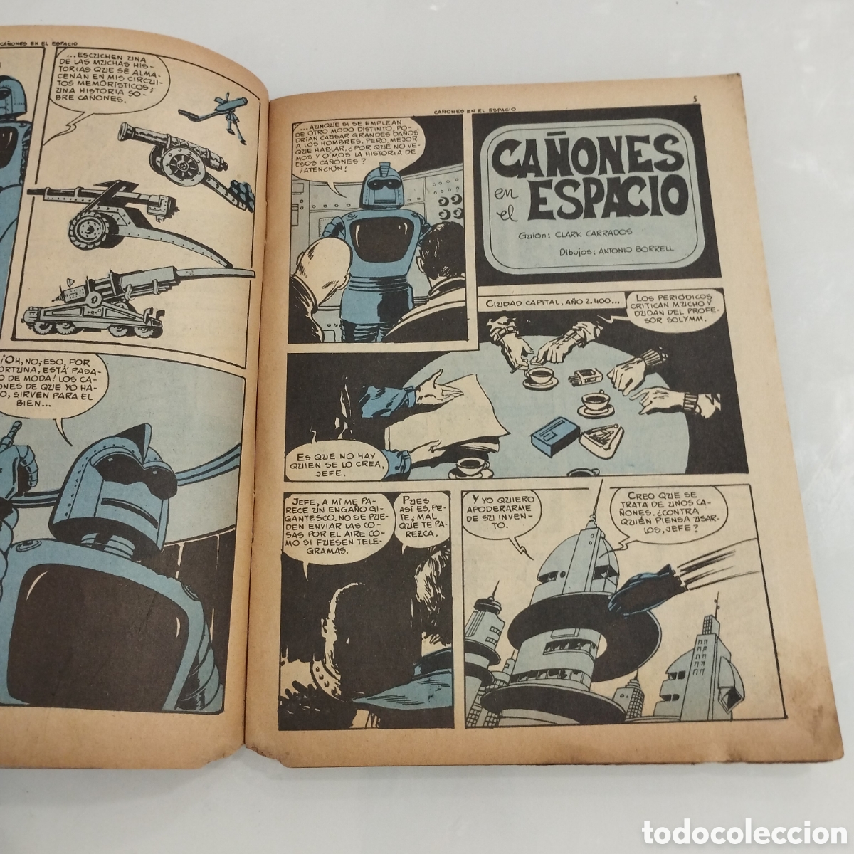 C&oacute;mics: Ca&ntilde;ones en el espacio. Robot 76. - Foto 2