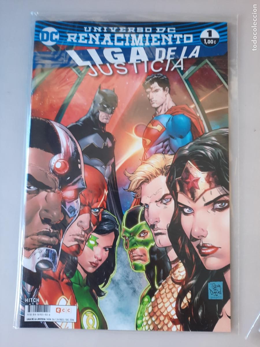 C&oacute;mics: LIGA DE LA JUSTICIA: RENACIMIENTO N&ordm; 1 - ED. ECC - Foto 1