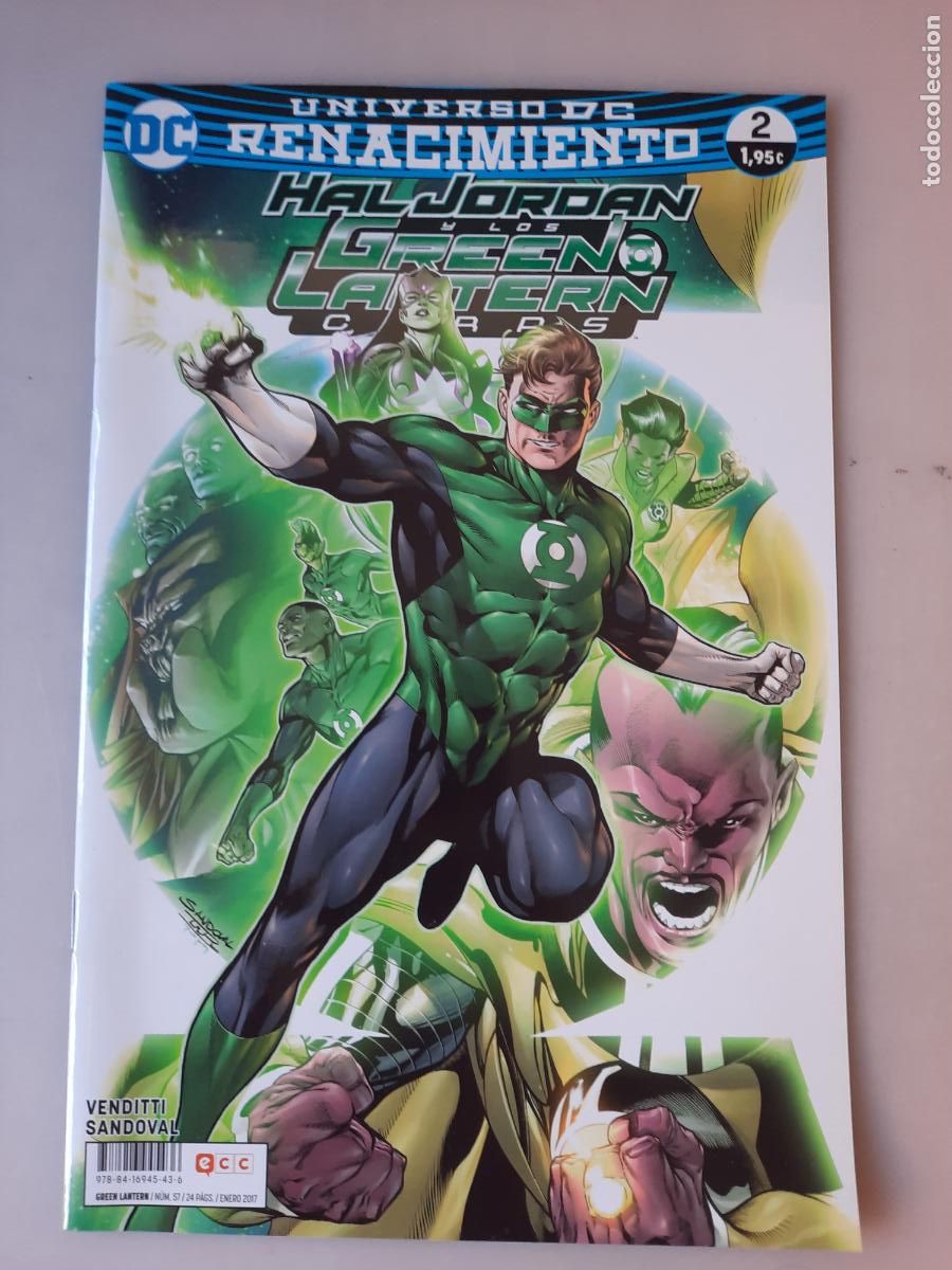 C&oacute;mics: HAL JORDAN Y LOS GREEN LANTERN CORPS: RENACIMIENTO N&ordm; 1 Y 2 -ED. ECC - Foto 2