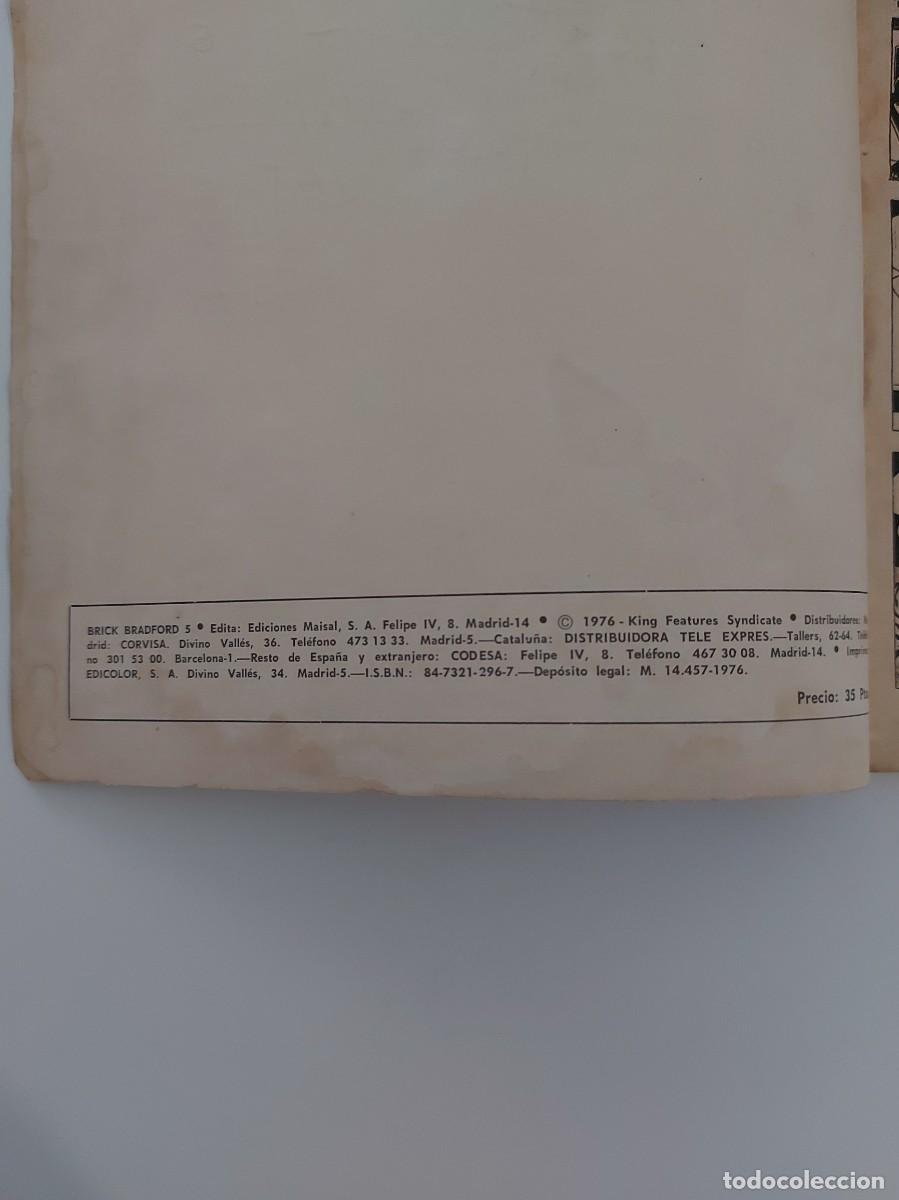 C&oacute;mics: BRICK BRADFORD N.&ordm; 5 (DE 9). GRAPA. EDICIONES MAISAL. 1976. - Foto 4