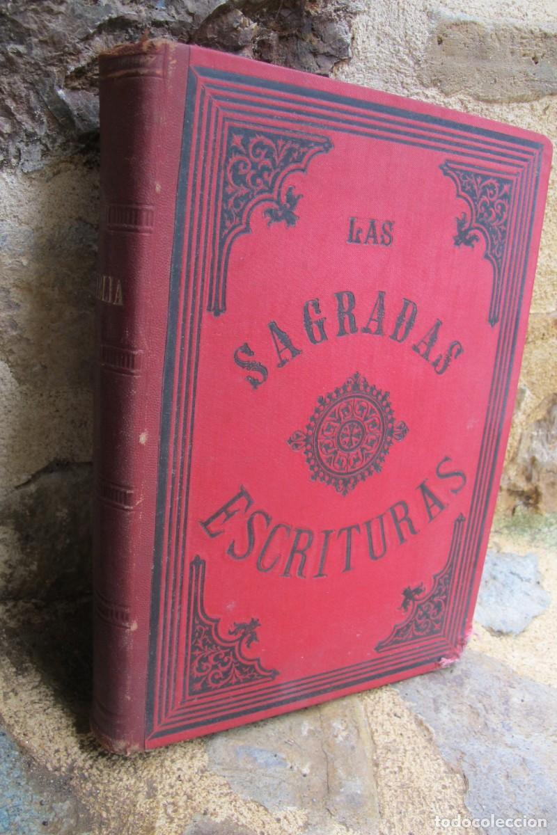 C&oacute;mics: LAS SAGRADAS ESCRITURASQUE CONTIENE LOS LIBROS DE ANTIGUO Y NUEVO TESTAMENTO. 1882
