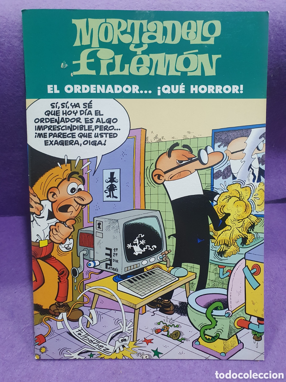 C&oacute;mics: Comic Mortadelo y Filem&oacute;n. El ordenador que horror. (L105) - Foto 1