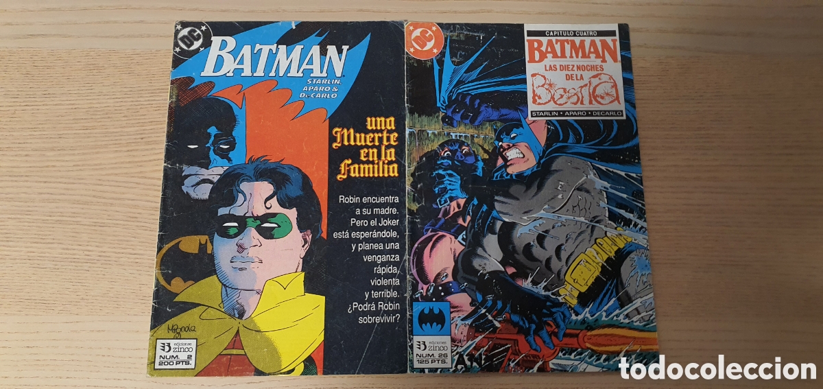 C&oacute;mics: Pack 2 comics Batman Ediciones Zinco - Foto 1