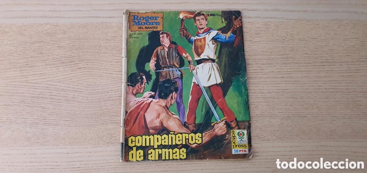 C&oacute;mics: Compa&ntilde;eros de Armas Roger Moore El Santo - Foto 1