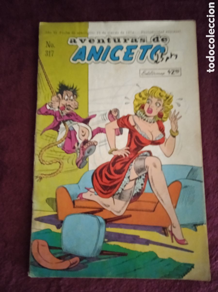 C&oacute;mics: AVENTURAS DE ANICETO N&ordm; 317 -ED. EDITORMEX 1974 - Foto 1