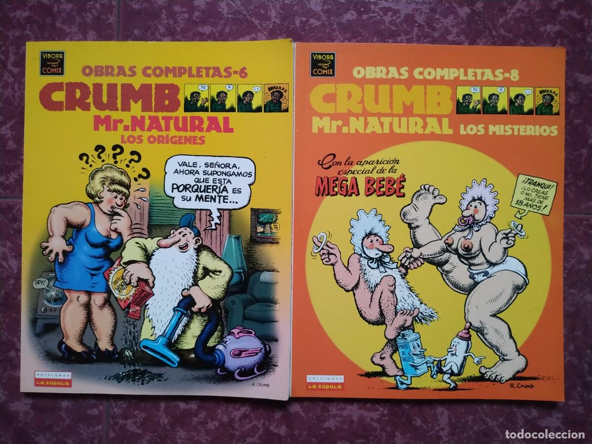 C&oacute;mics: CRUMB MR NATURAL. OBRAS COMPLETAS 6 Y 8. EDICIONES LA CUPULA. V&Iacute;BORA COMIX - Foto 1