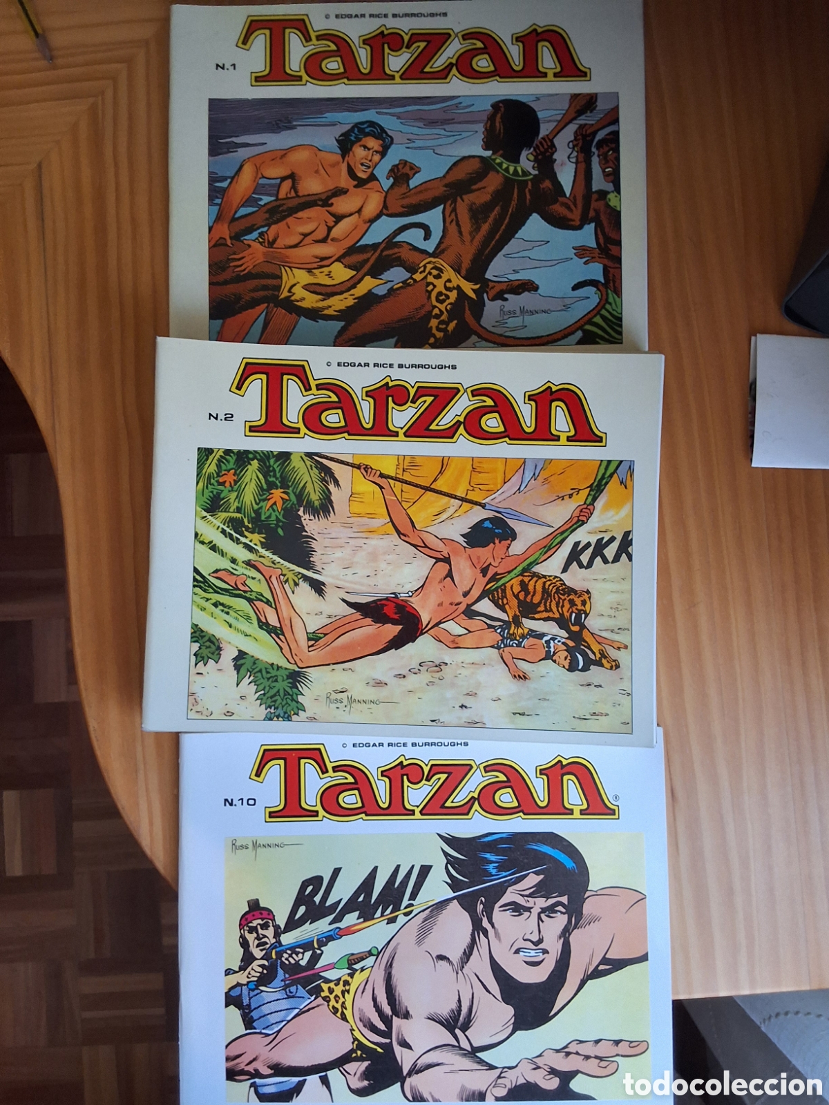 C&oacute;mics: Tarzan de los monos de Russ Manning comic coleccion completa 10 n&uacute;meros - Foto 2