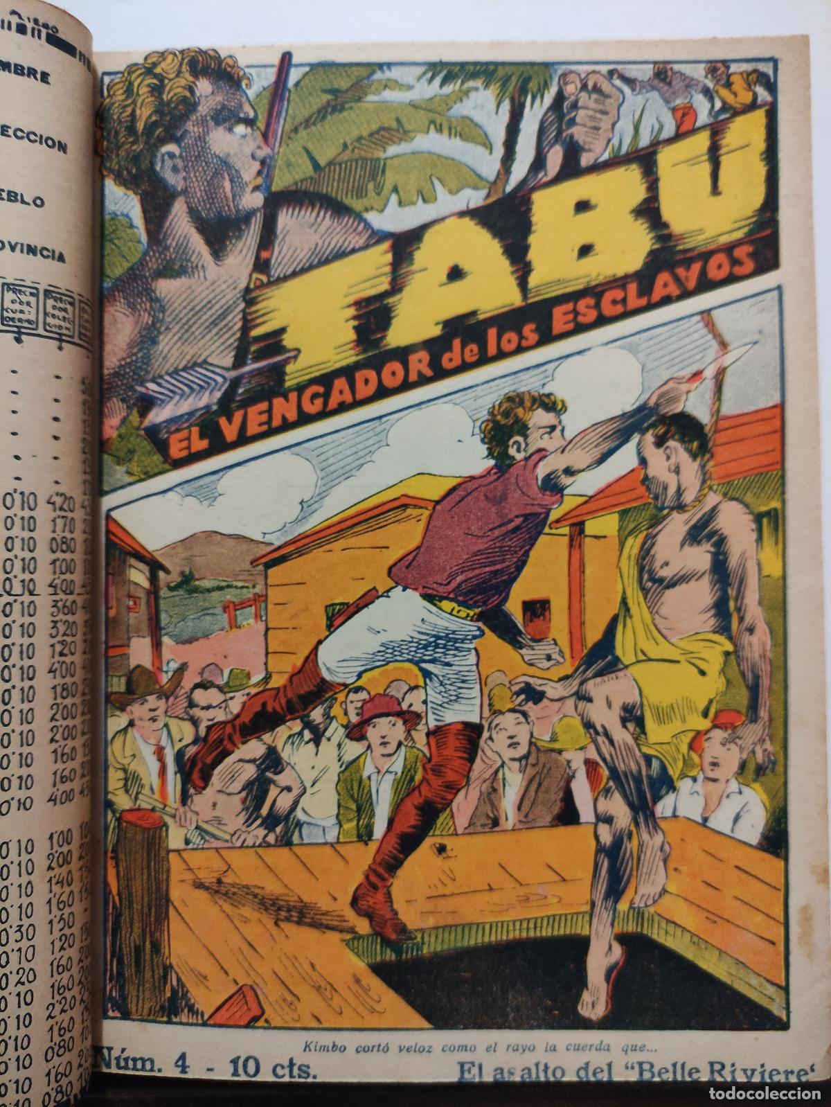 C&oacute;mics: TABU - EL VENGADOR DE LOS ESCLAVOS - 60 NUMEROS - Foto 3