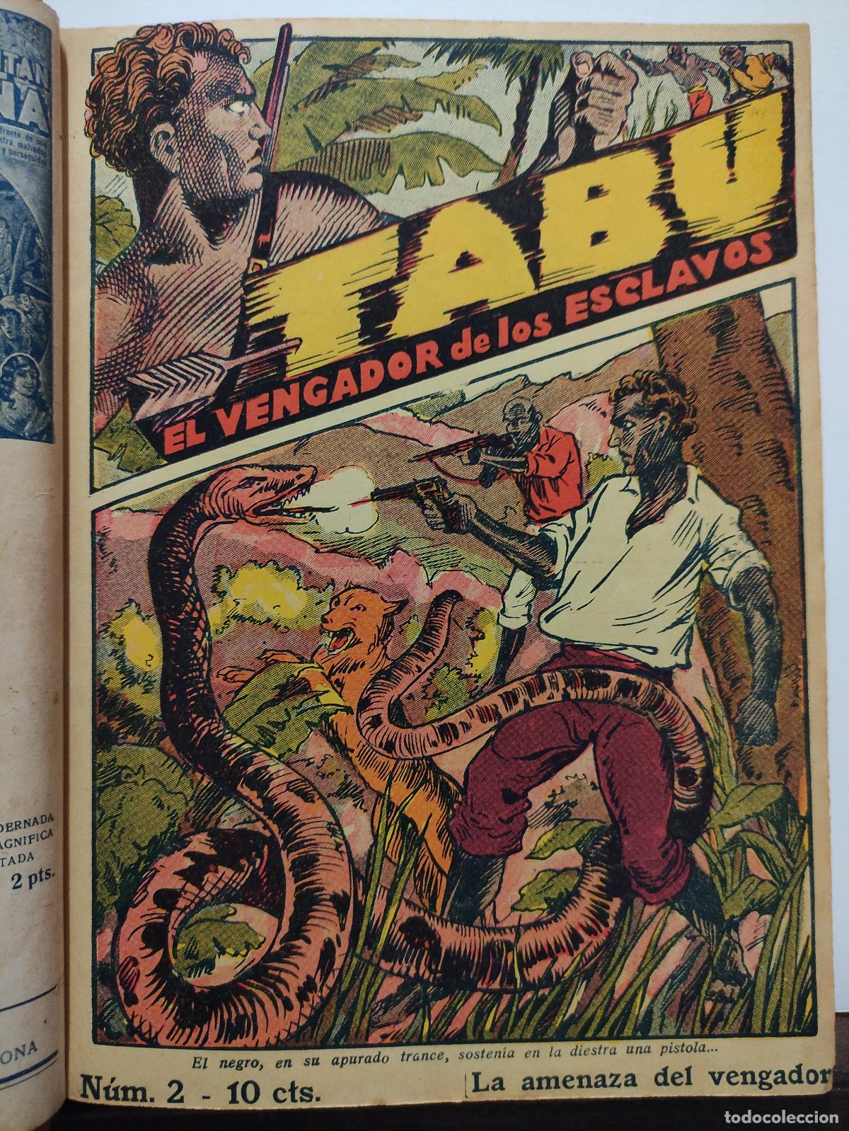 C&oacute;mics: TABU - EL VENGADOR DE LOS ESCLAVOS - 60 NUMEROS - Foto 5