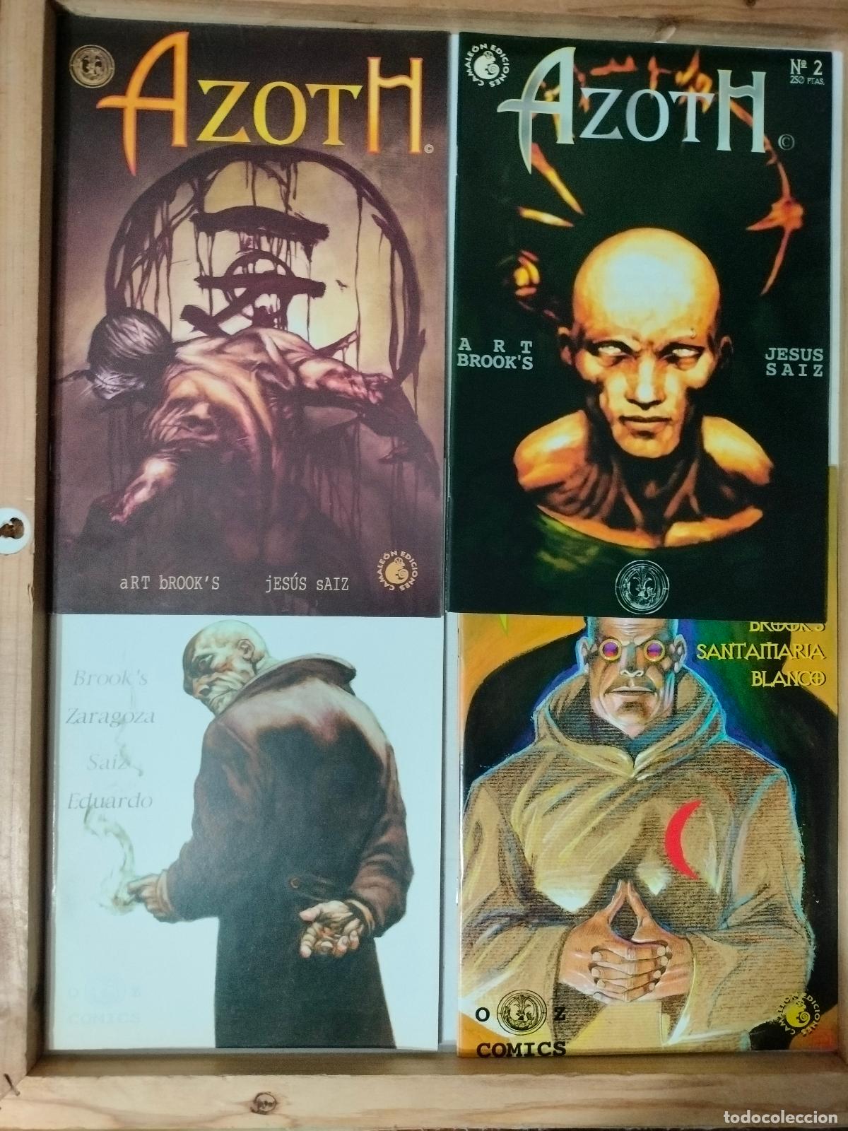 C&oacute;mics: AZOTH.JESUS SAIZ.COLECCI&Oacute;N COMPLETA.EDICIONES CAMALEON. - Foto 1