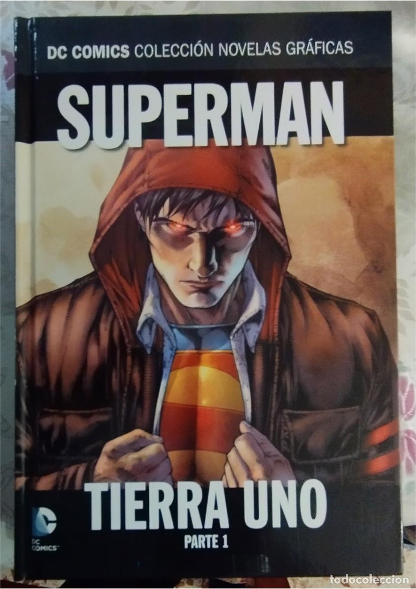 C&oacute;mics: SUPERMAN TIERRA UNO 1&ordf; PARTE DC COMICS COL. NOVELAS GRAFICAS ECC SALVAT - Foto 1