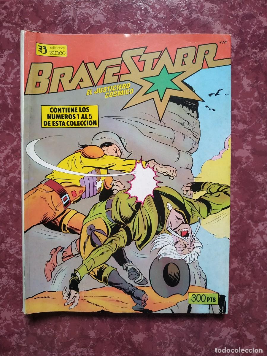 C&oacute;mics: COMIC BRAVESTARR EL JUSTICIERO COSMICO COMIC RETAPADO CON LOS NUMEROS DEL 1 AL 5 EDICIONES ZINCO - Foto 1