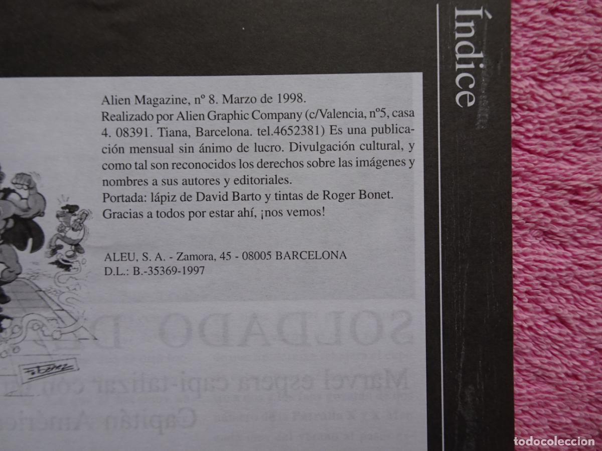 C&oacute;mics: alien magazine 8 alien grafic company 1998 - Foto 3