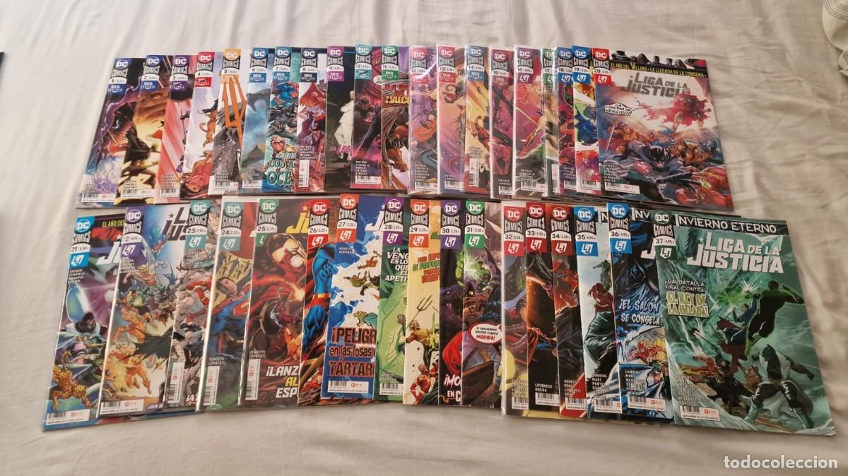 C&oacute;mics: LIGA DE LA JUSTICIA (OBRA COMPLETA 37 N&Uacute;MEROS 79/1 AL 115/37) - ECC - Foto 1